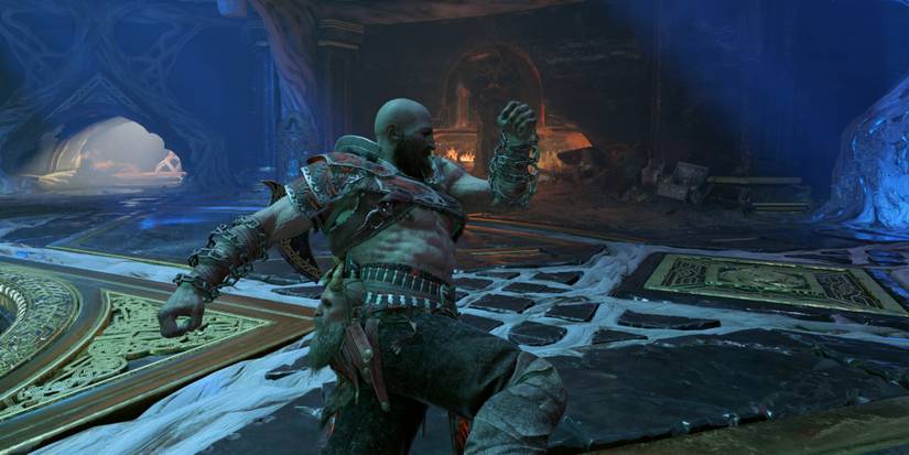 kratos no shield mod in god of war