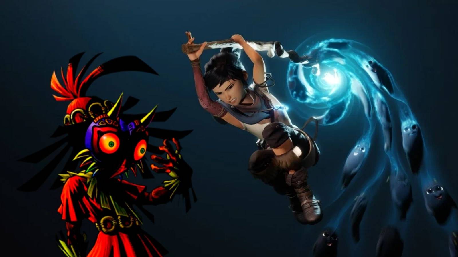 majoras mask kena bridge of spirits nintendo theme story ember lab