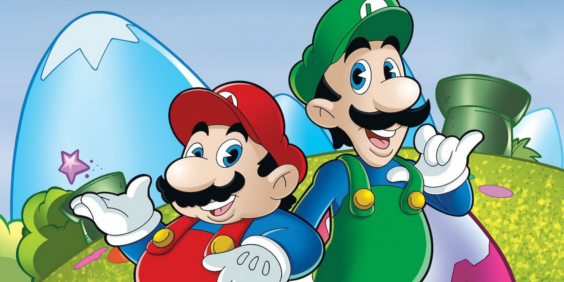 Марио и Луиджи мультфильм иллюстрации