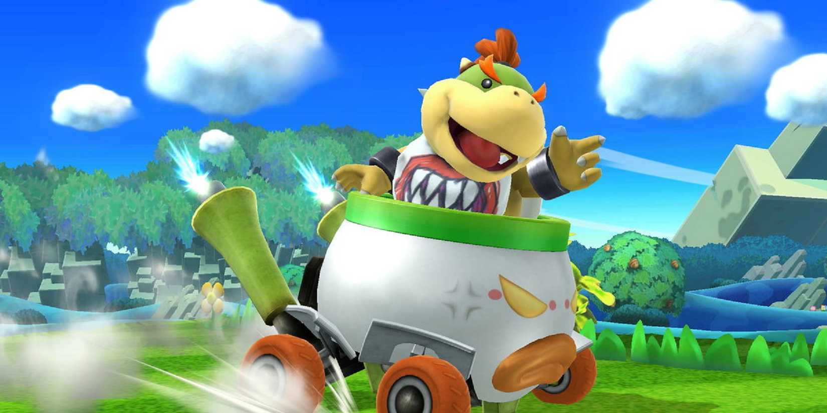 mario bowser jr clown kart feature