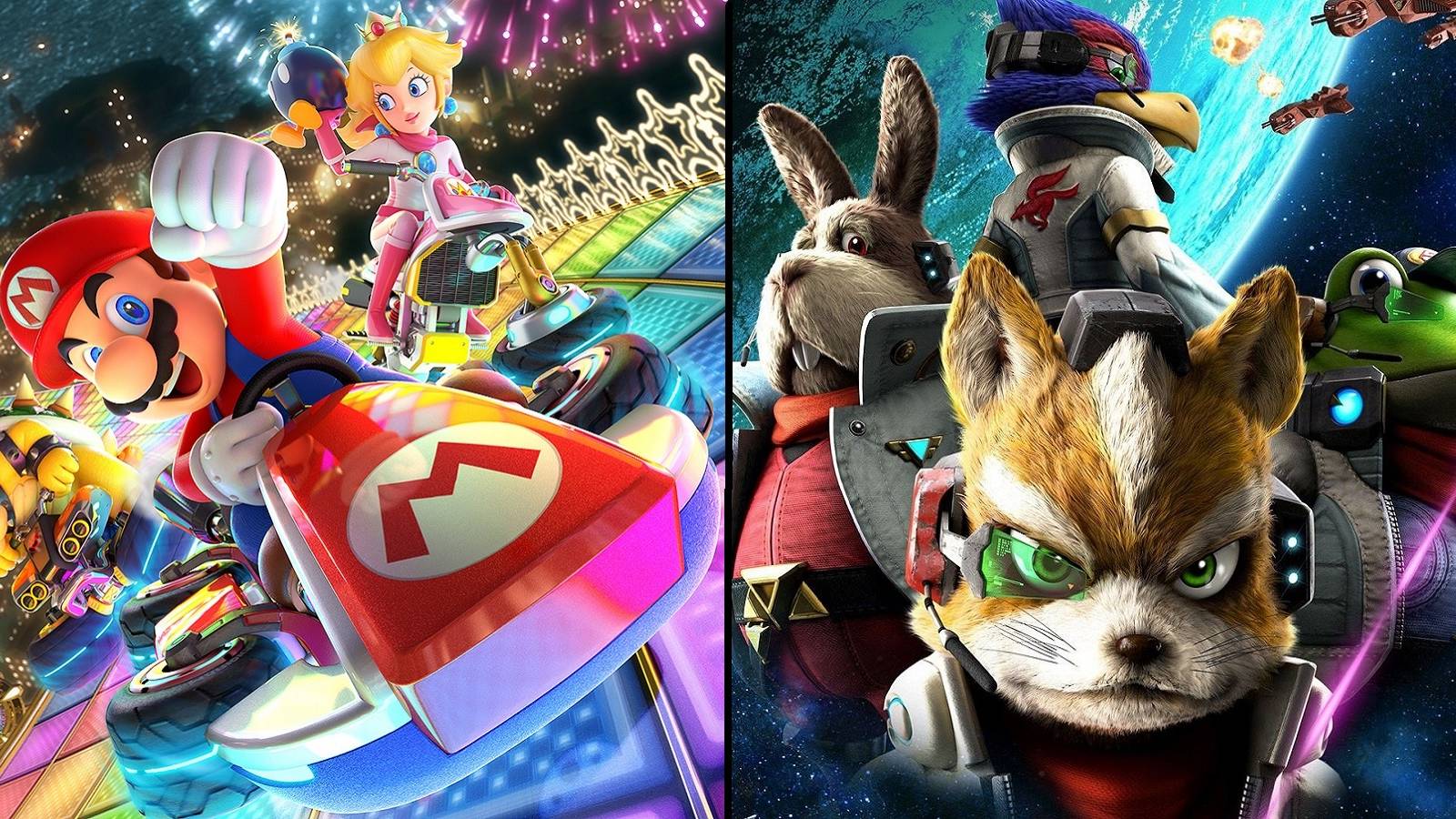 mario kart and star fox
