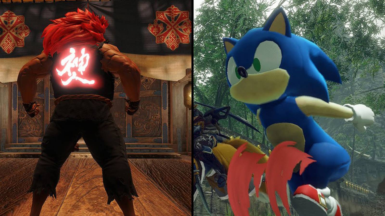 monster hunter rise street fighter sonic the hedgehog 
