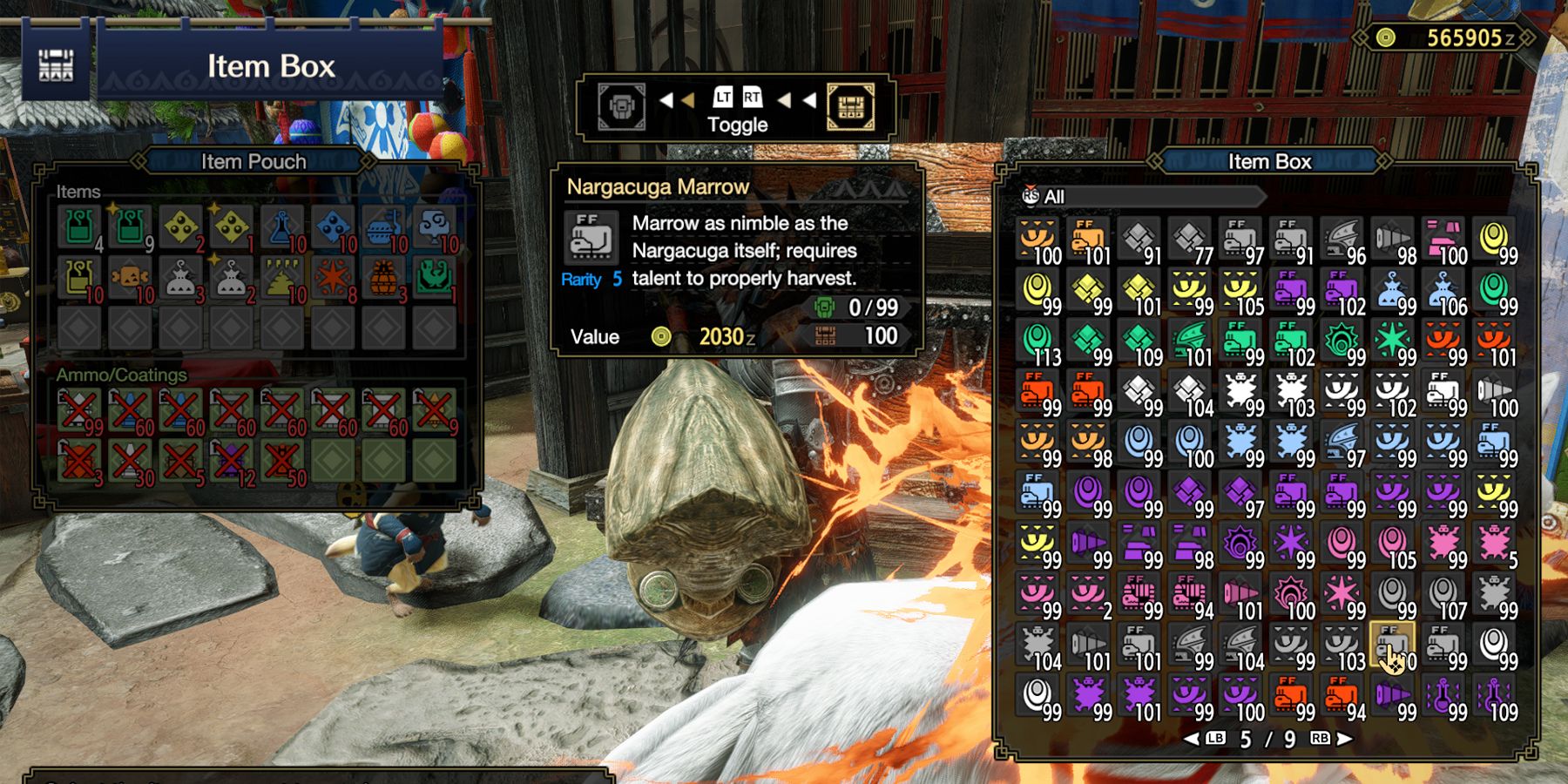 Mh rise nargacuga marrow