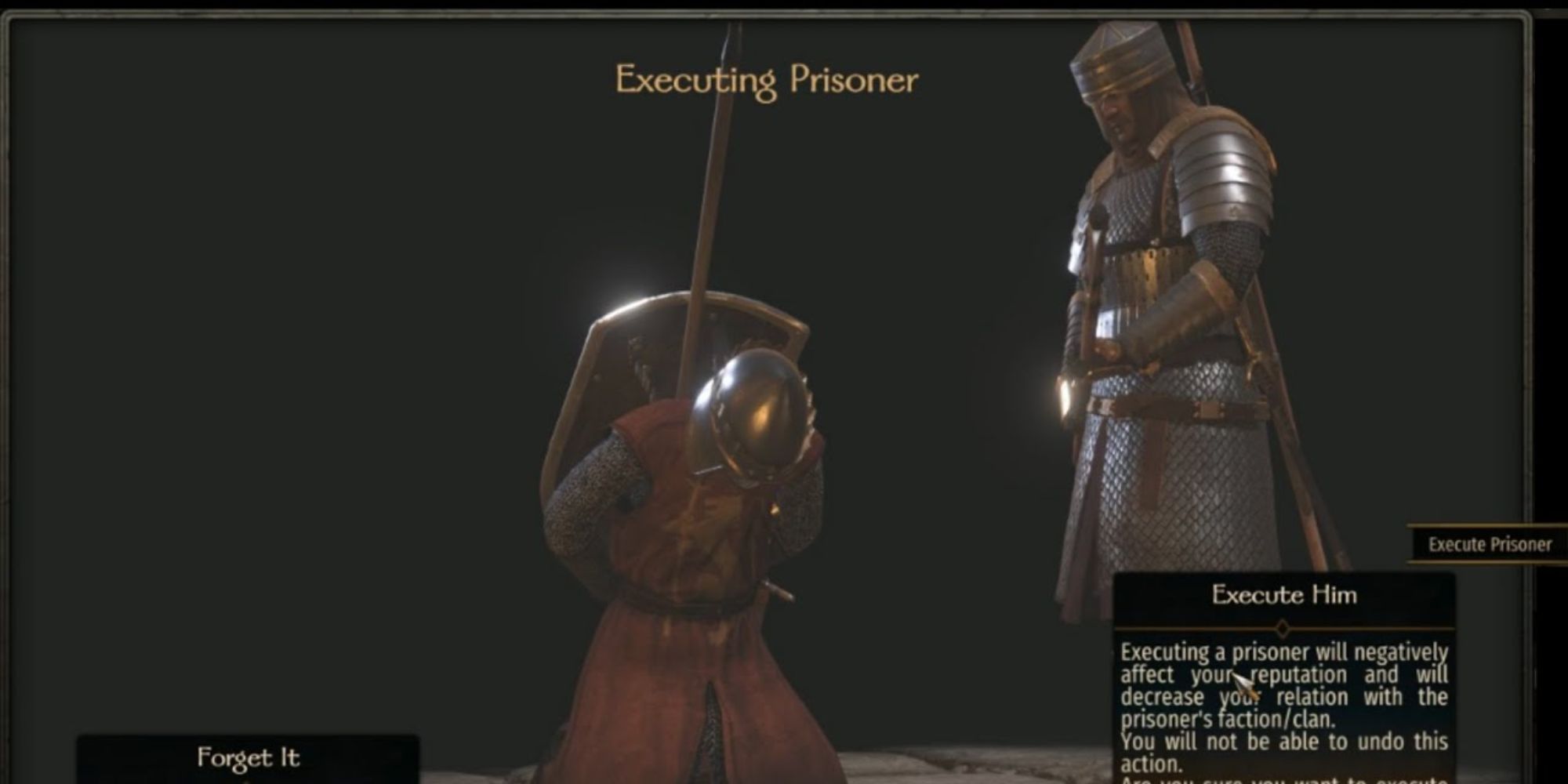 mount & blade 2 bannerlord execution