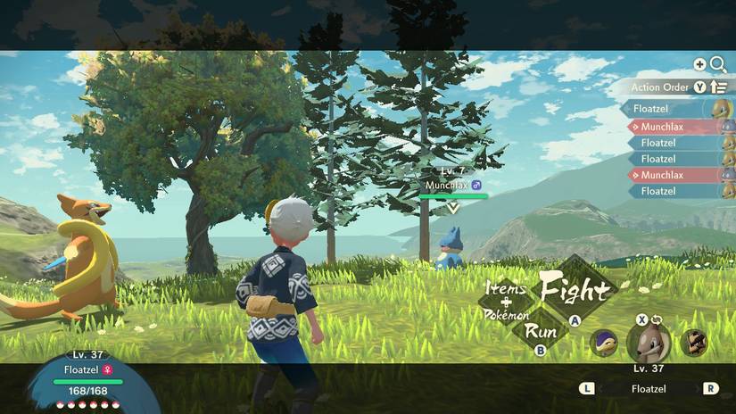 munchlax fight pokemon legends arceus