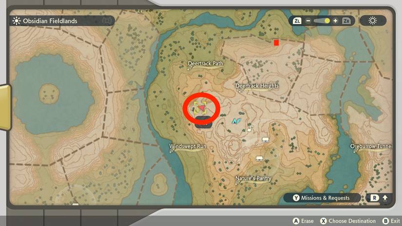 munchlax location obsidian fieldlands