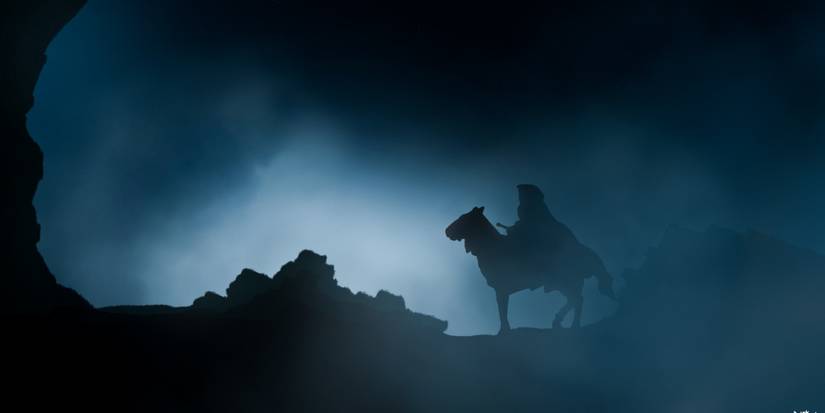 Lord of the Rings Nazgul on a horse