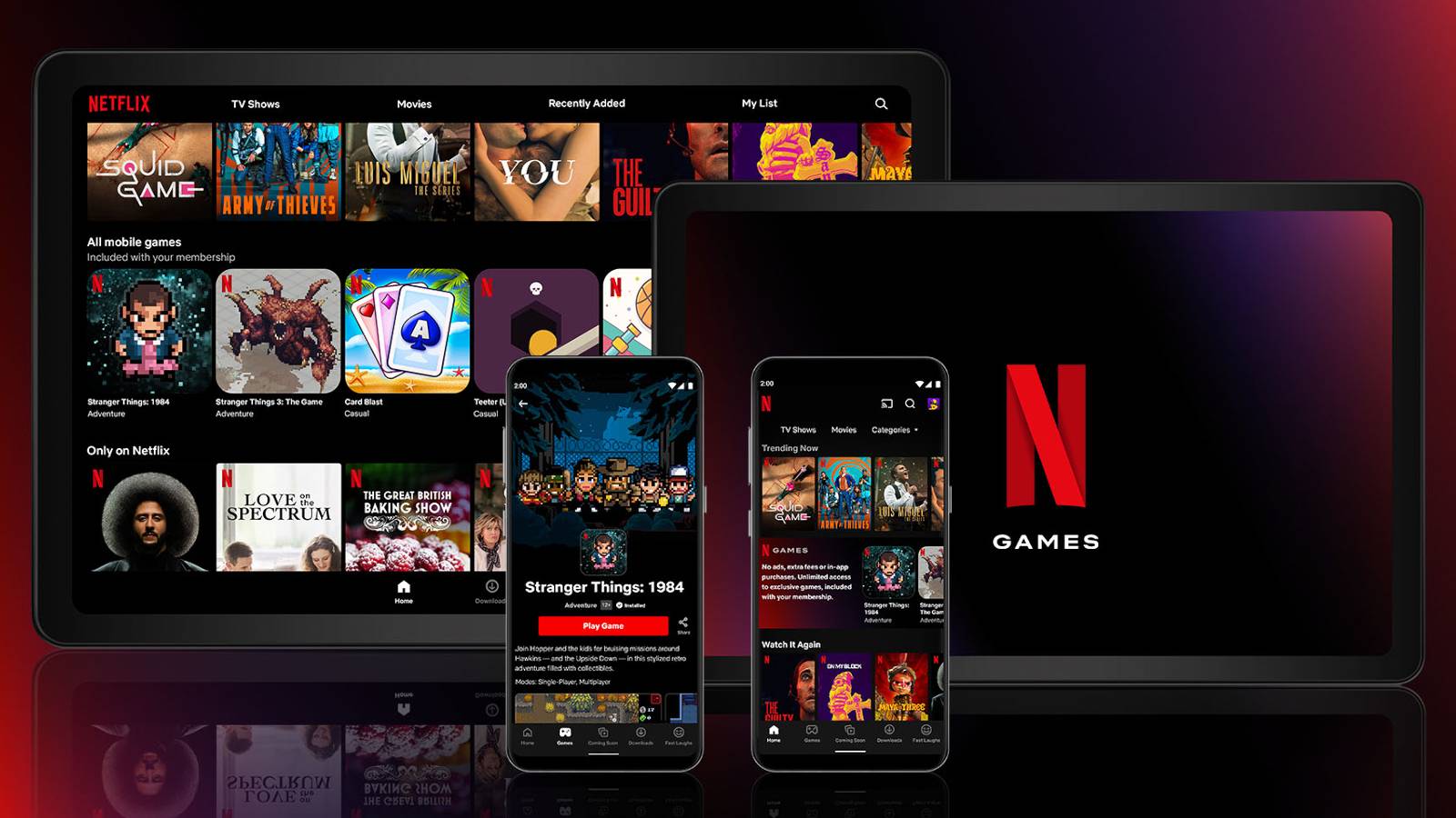 netflix video game apps