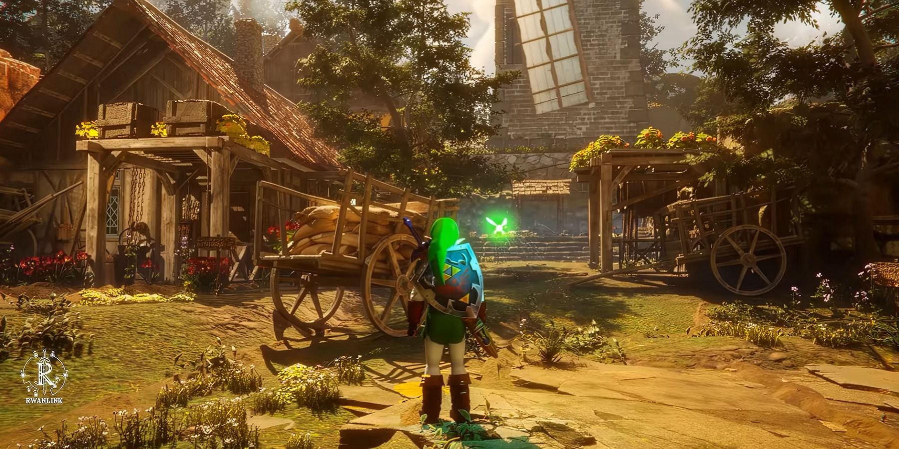 Screenshot from Ocarina of Time as imagined in Unreal Engine 5.