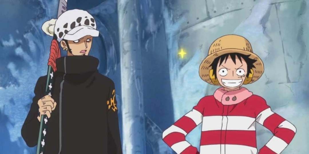 one piece luffy law funny moment