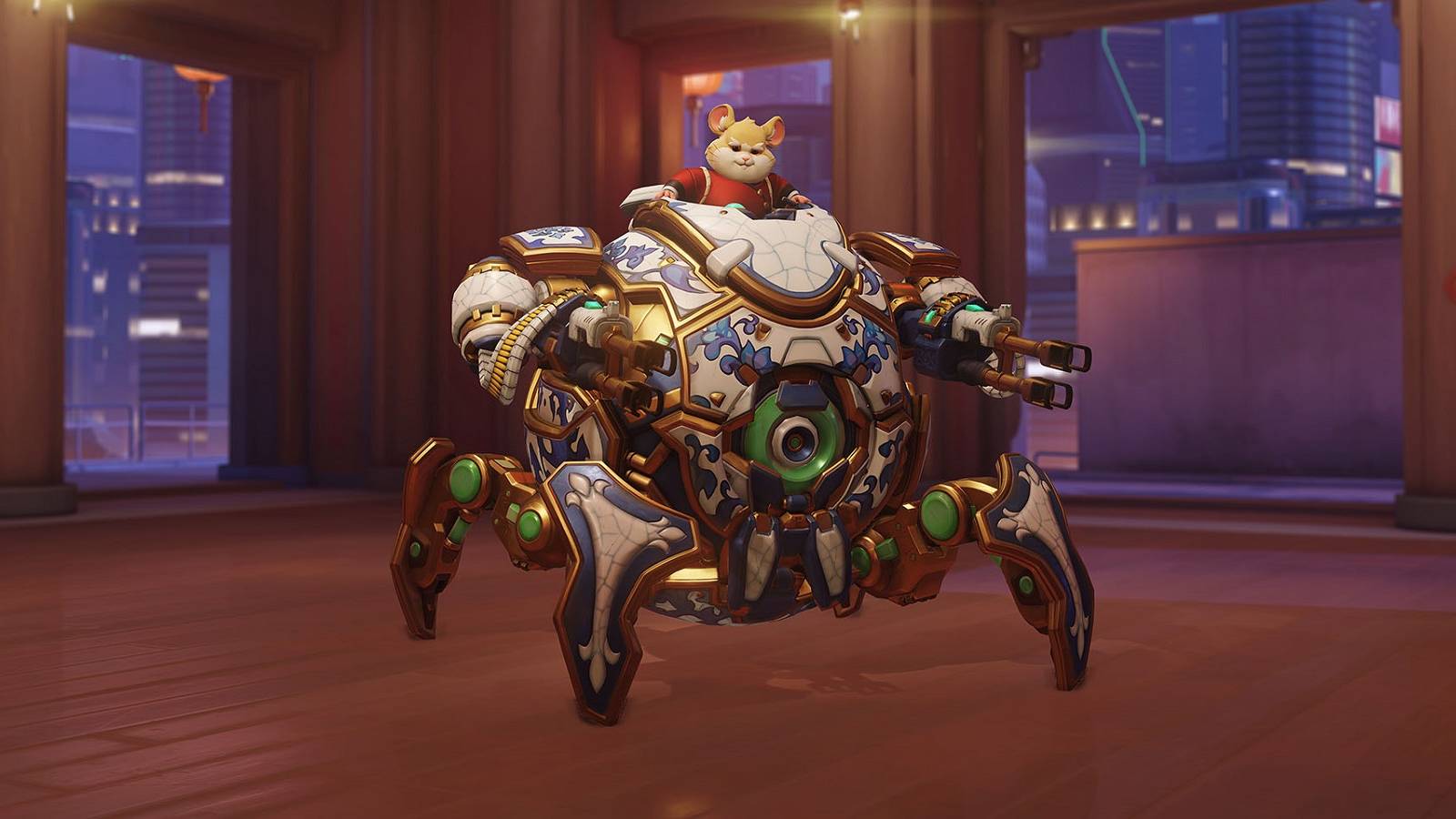 overwatch porcelain wrecking ball feature