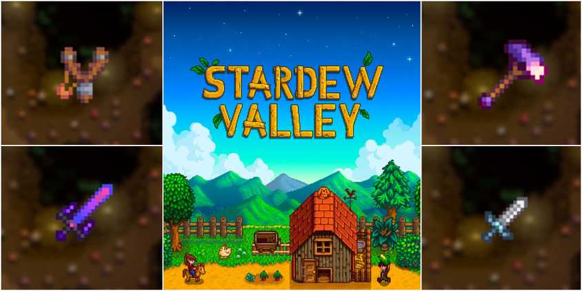 Stardsew Valley artwork W / Weapons