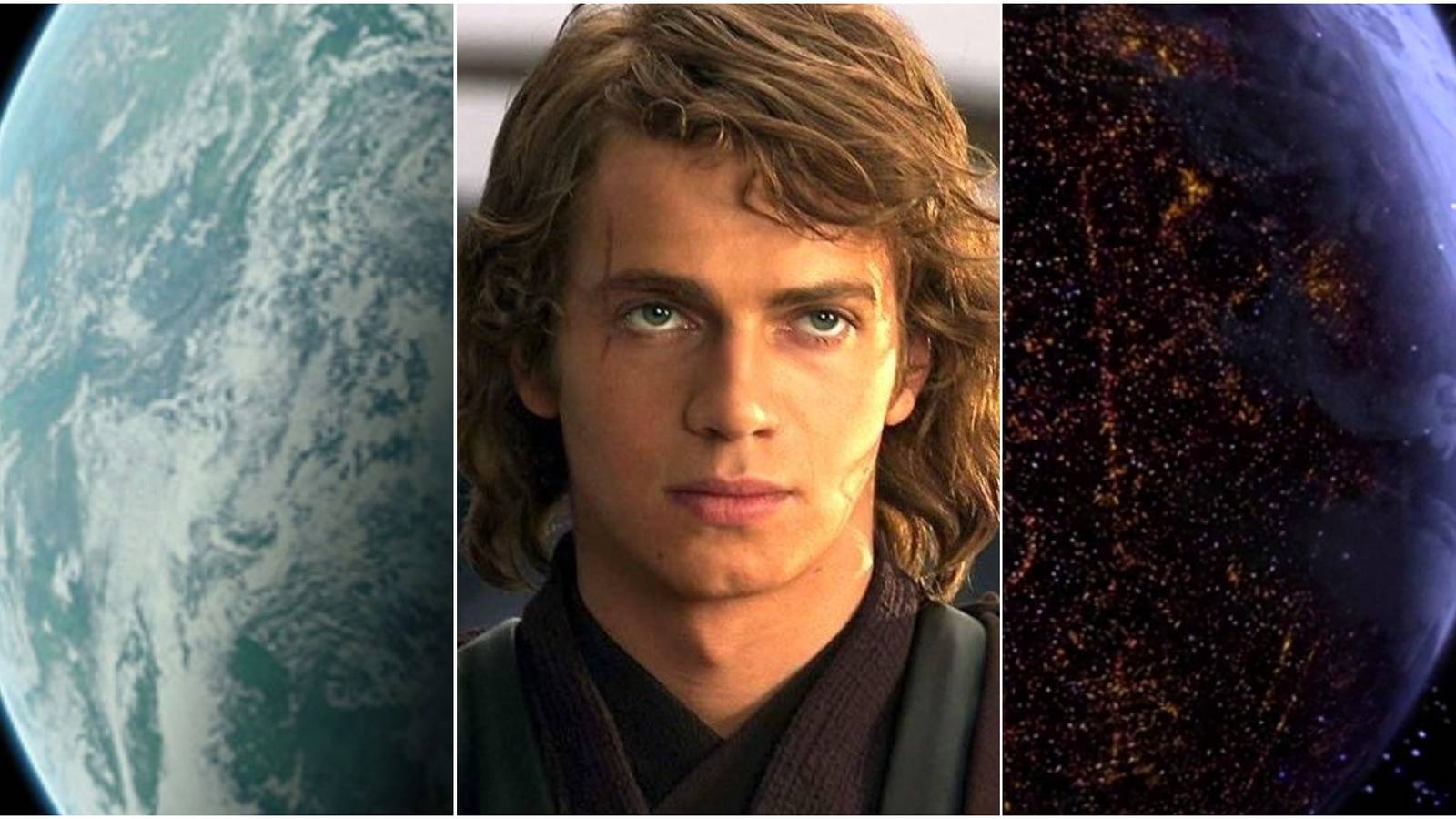 anakin skywalker between two planets