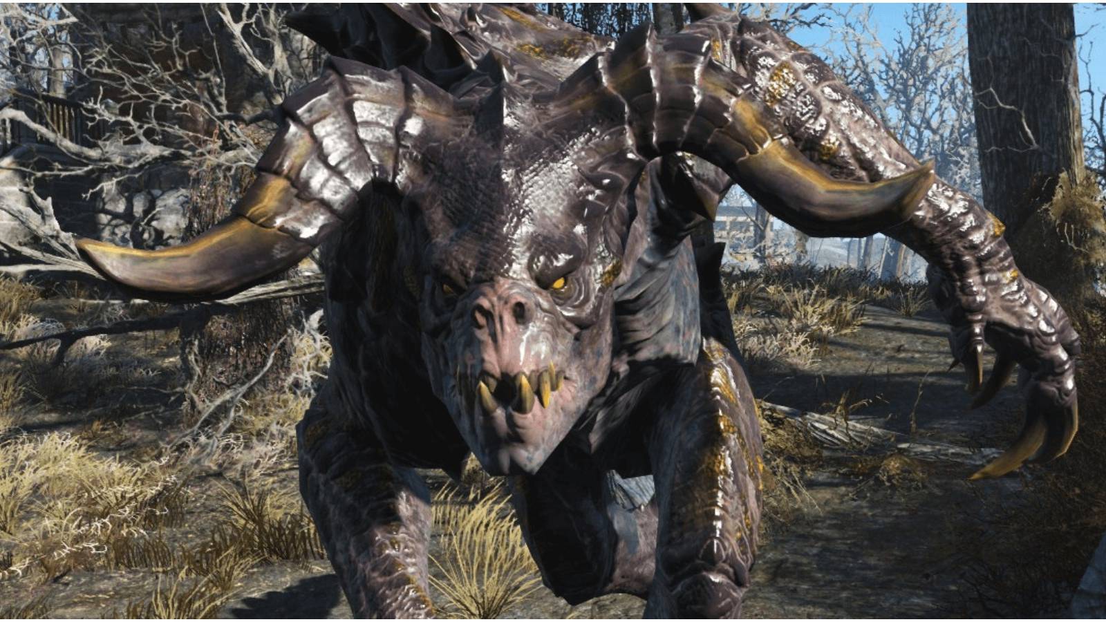 Deathclaw running.