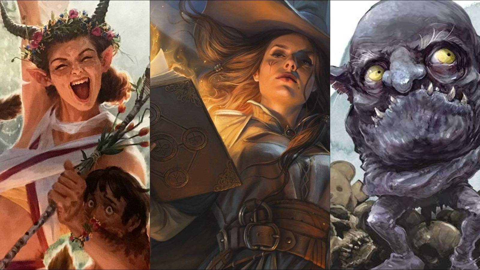 Medium shots of three characters from Dungeons and Dragons