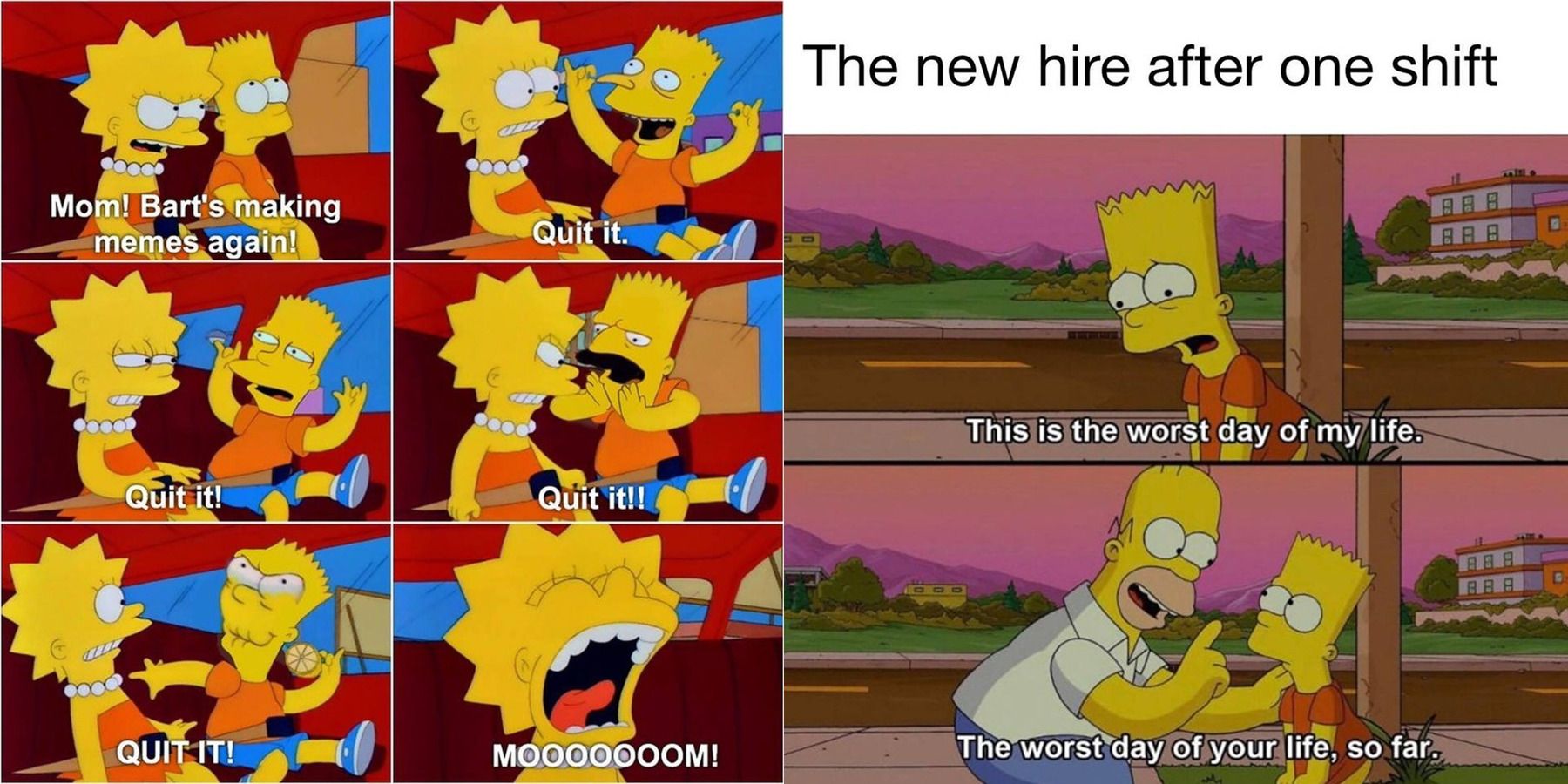 The Simpsons Bart memes feature