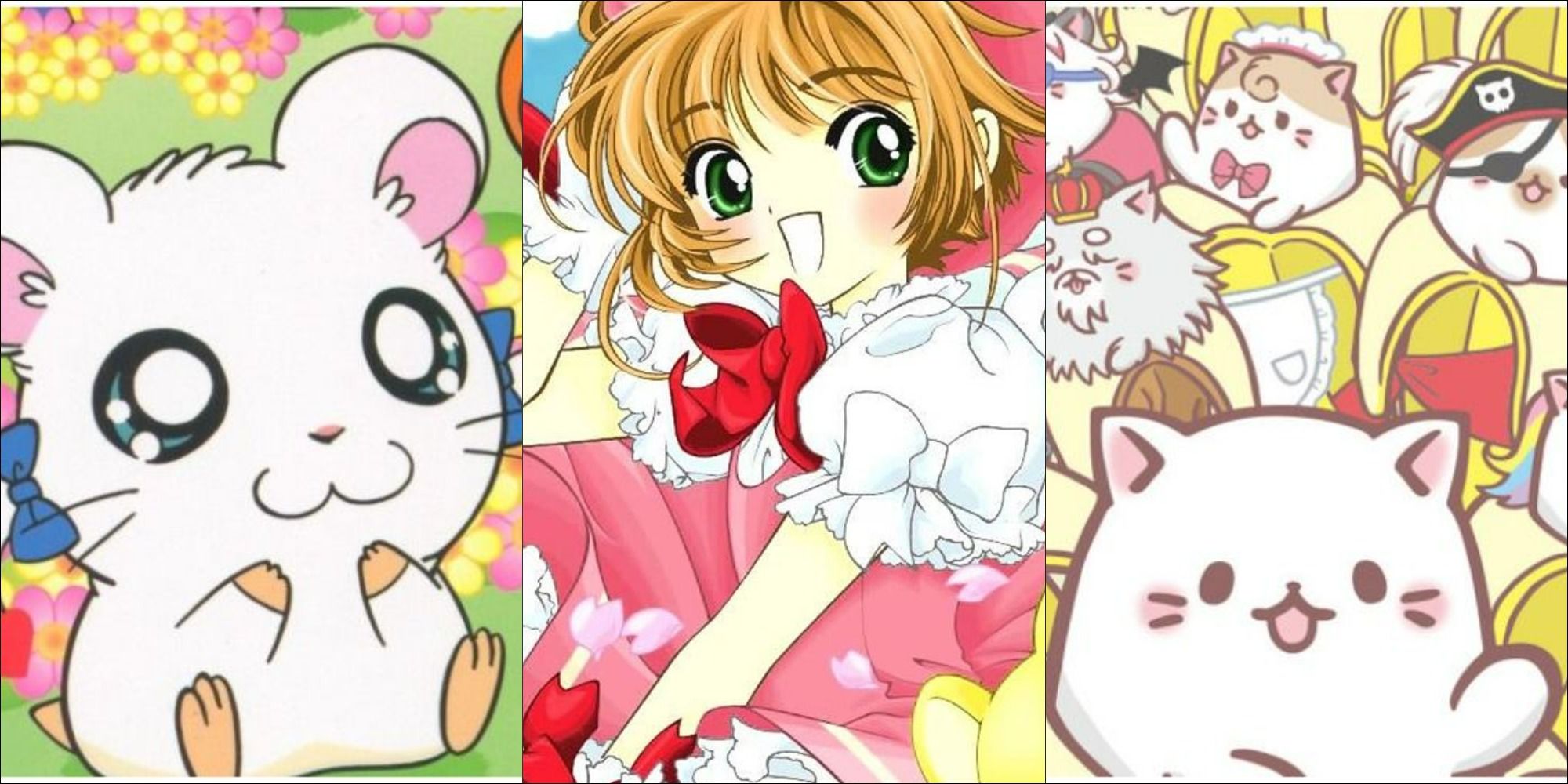 Characters from Hamtaro, Cardcaptor Sakura, and Banaya