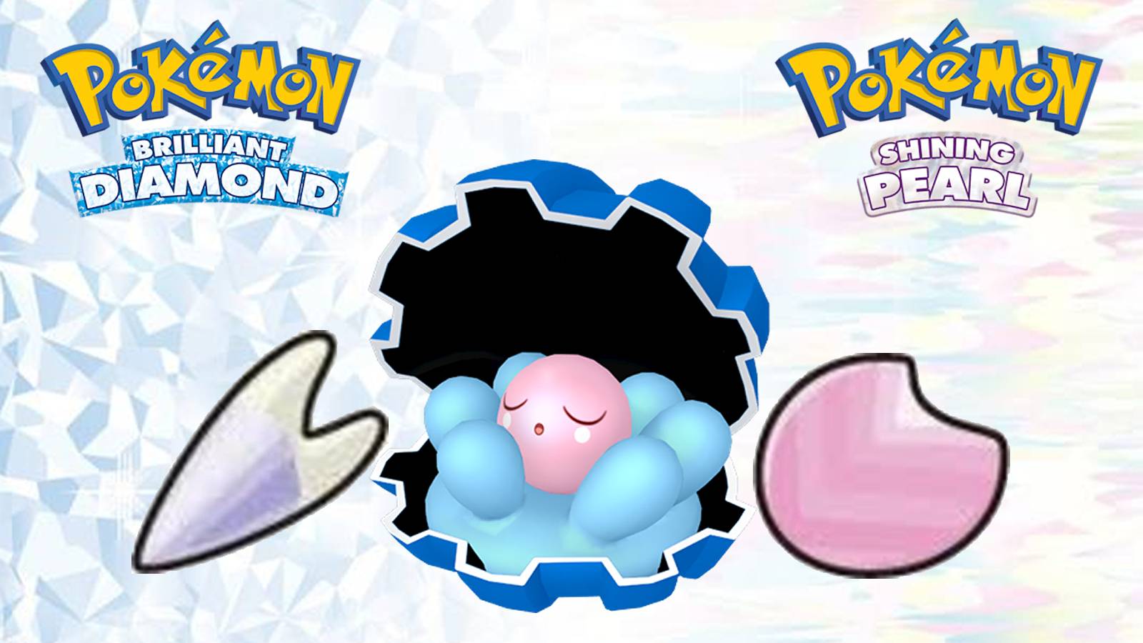 pokemon brilliant diamond shining pearl clamperl