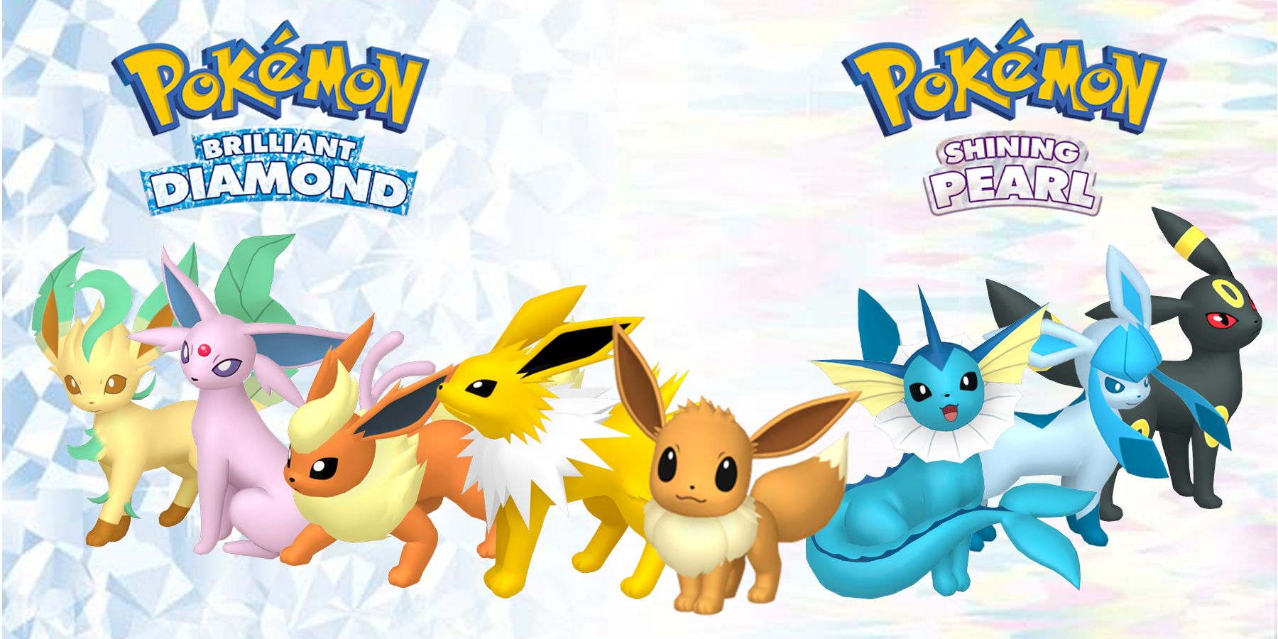 All Eevee Evolutions - Sword and Shield / Brilliant Diamond and Shining  Pearl - PokeFlash