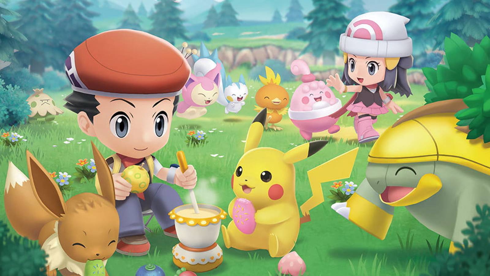 pokemon diamond pearl key art