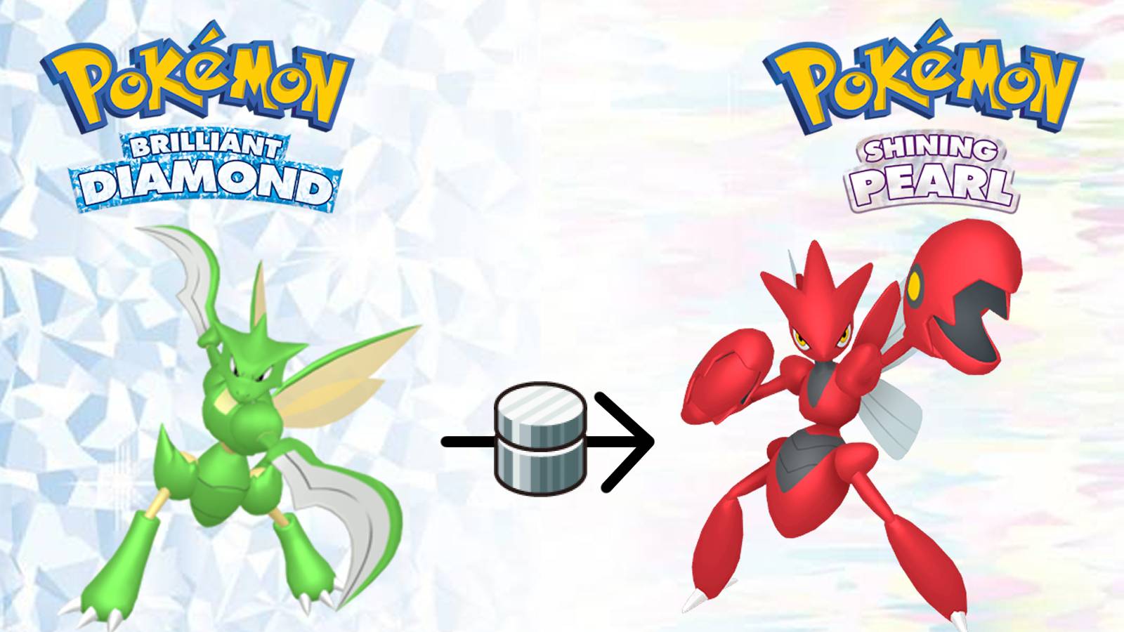 pokemon brilliant diamond shining pearl scyther scizor