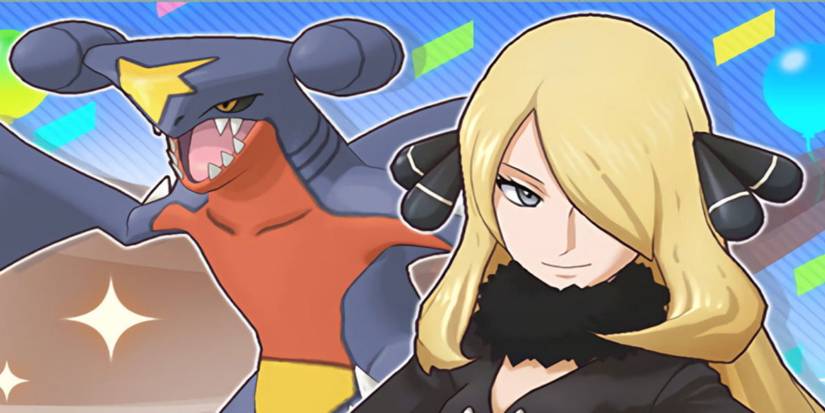 pokemon games cynthia with garchomp