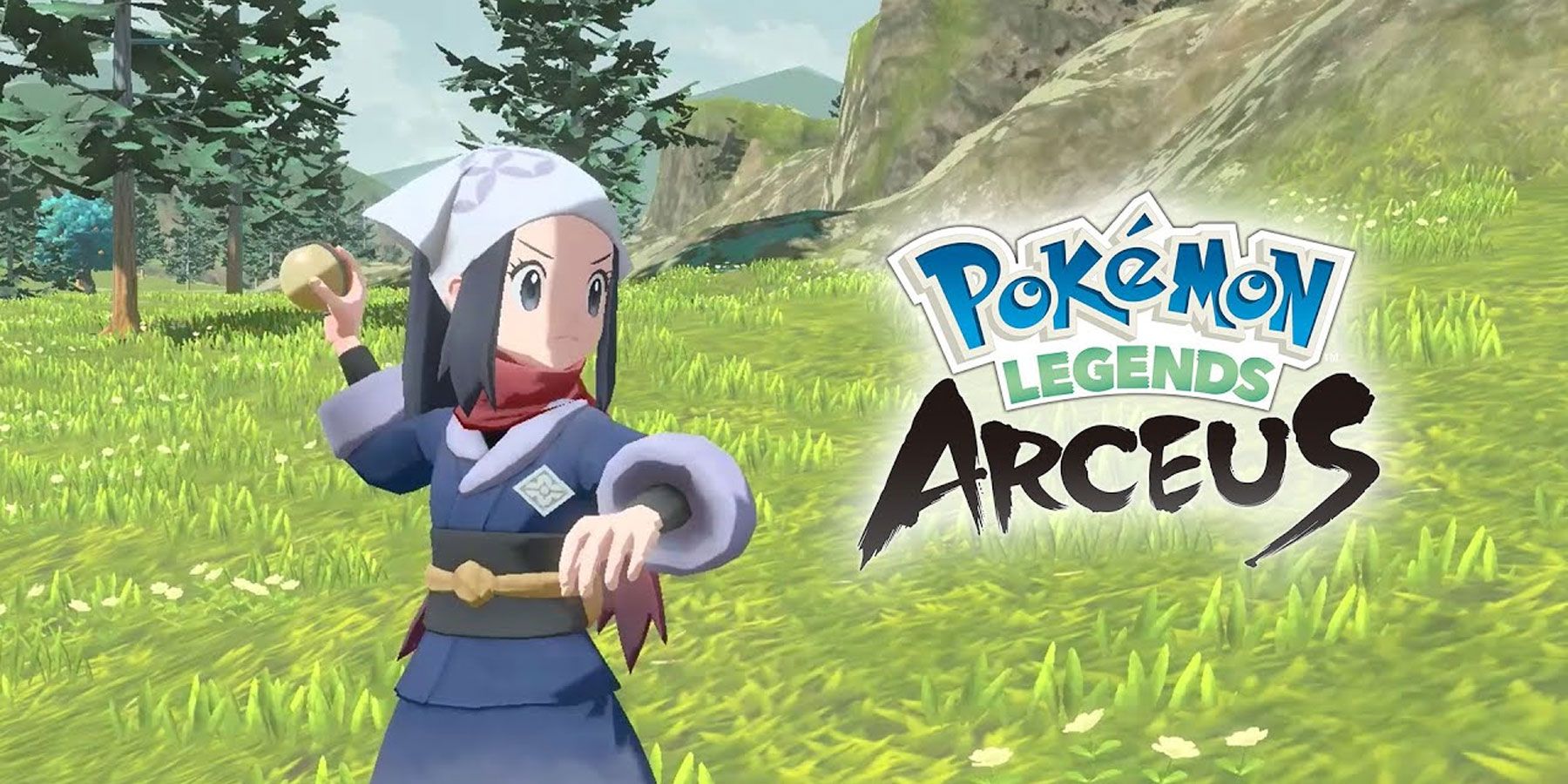 Dawn's Blue Hair in Pokemon Legends: Arceus - wide 4