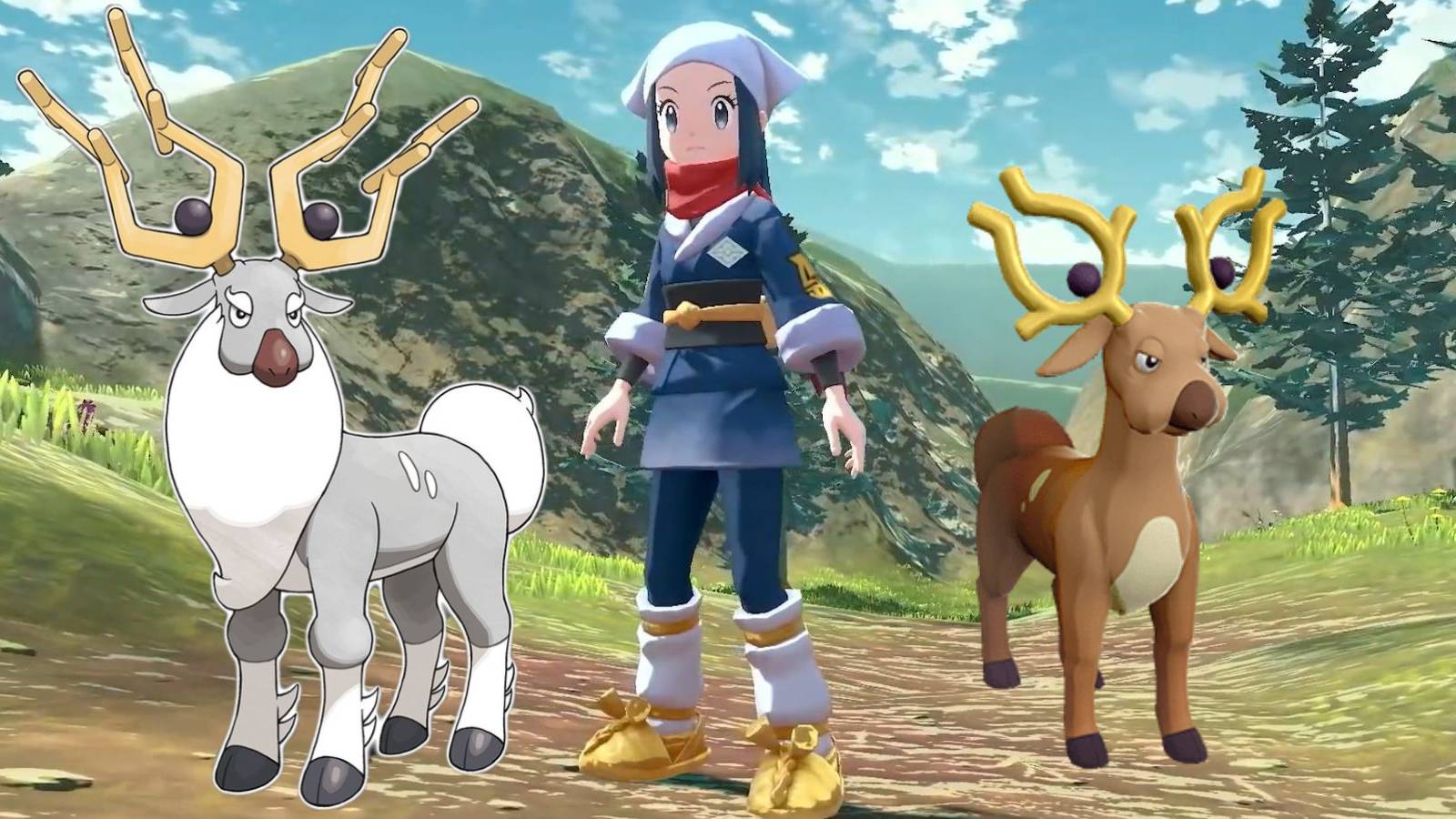 pokemon legends arceus how to evolve stantler into wyrdeer psyshield bash agile style pp moves camp healing master move
