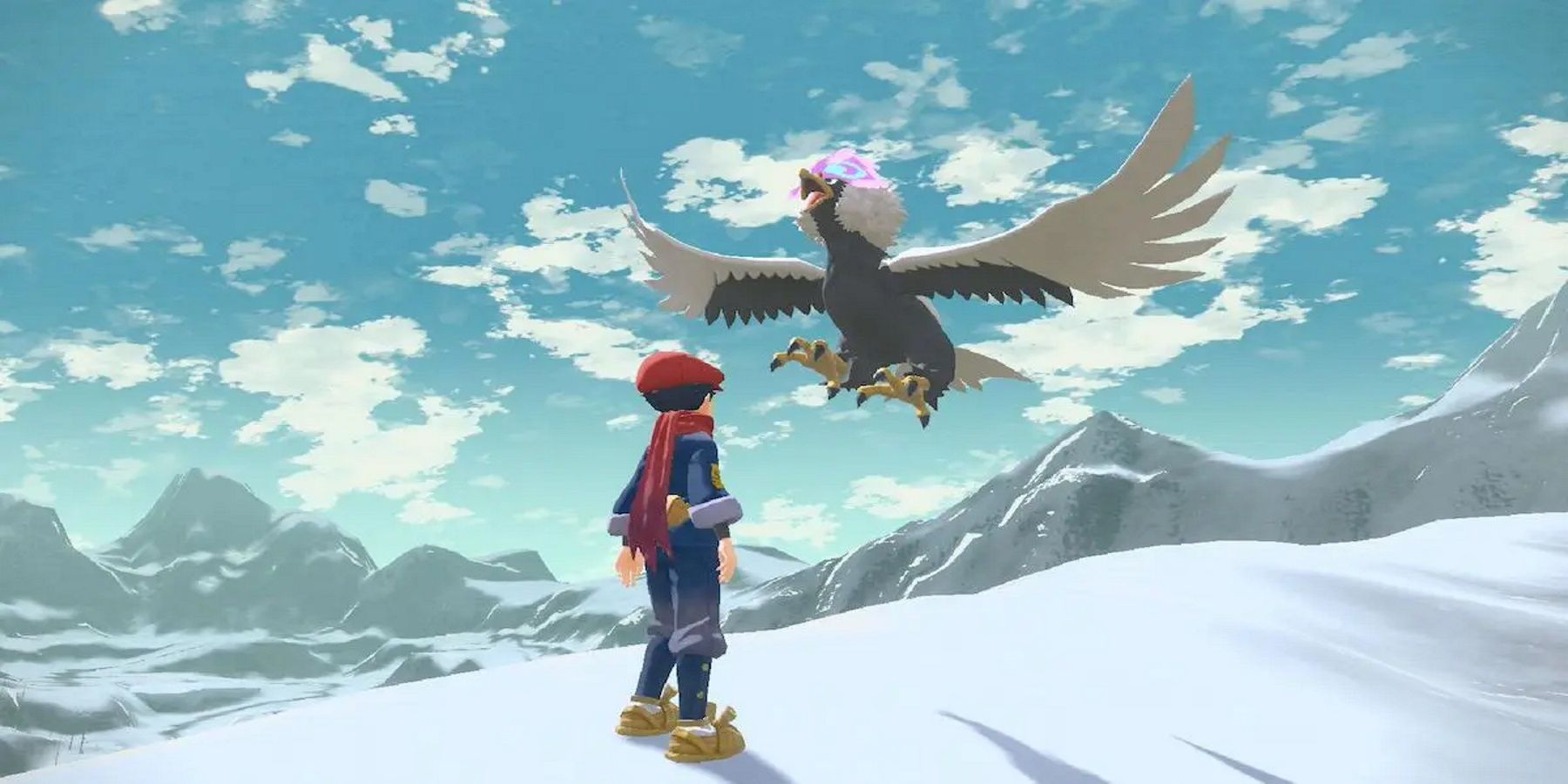 pokemon legends arceus mountain hisuian braviary screenshot