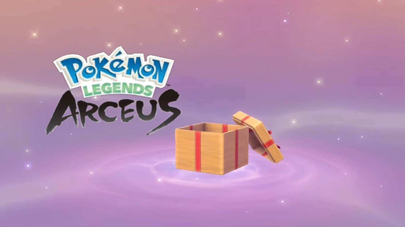 pokemon legends arceus mystery gift unlock how box 