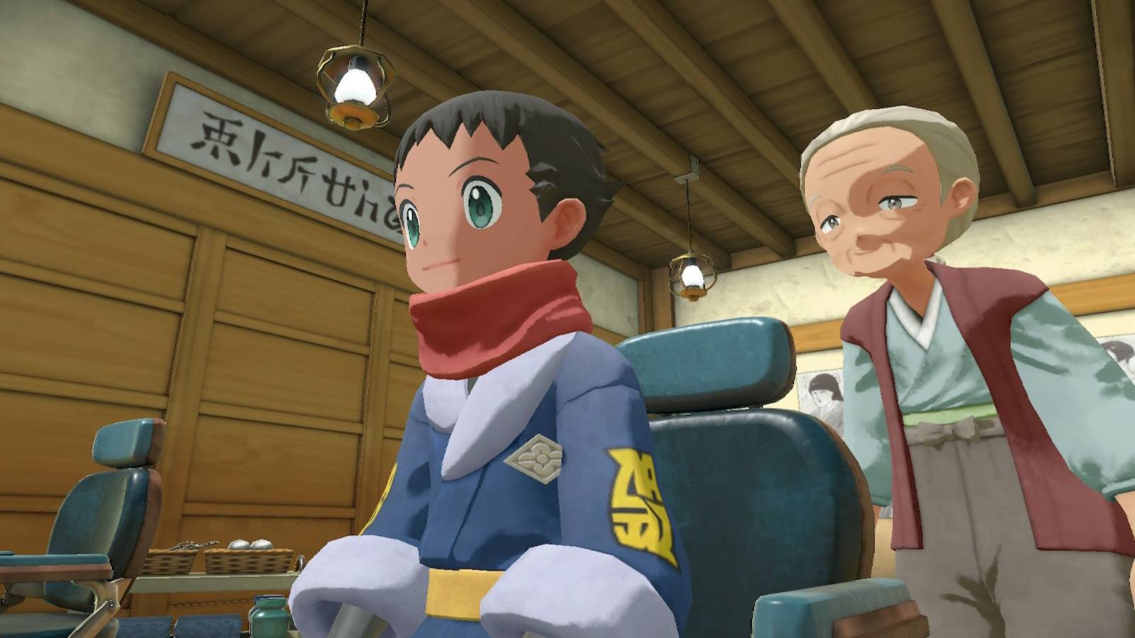 pokemon legends change hairstyle