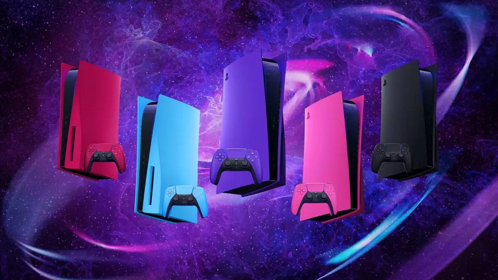 ps5's five console cover colors