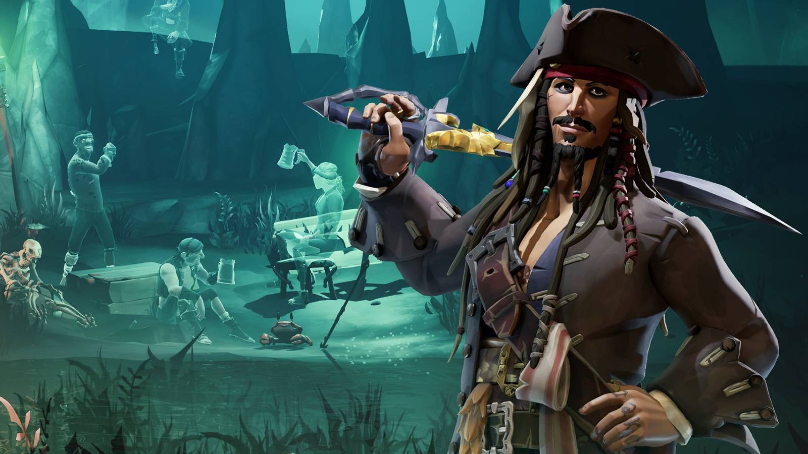 sea of thieves captain jack sparrow