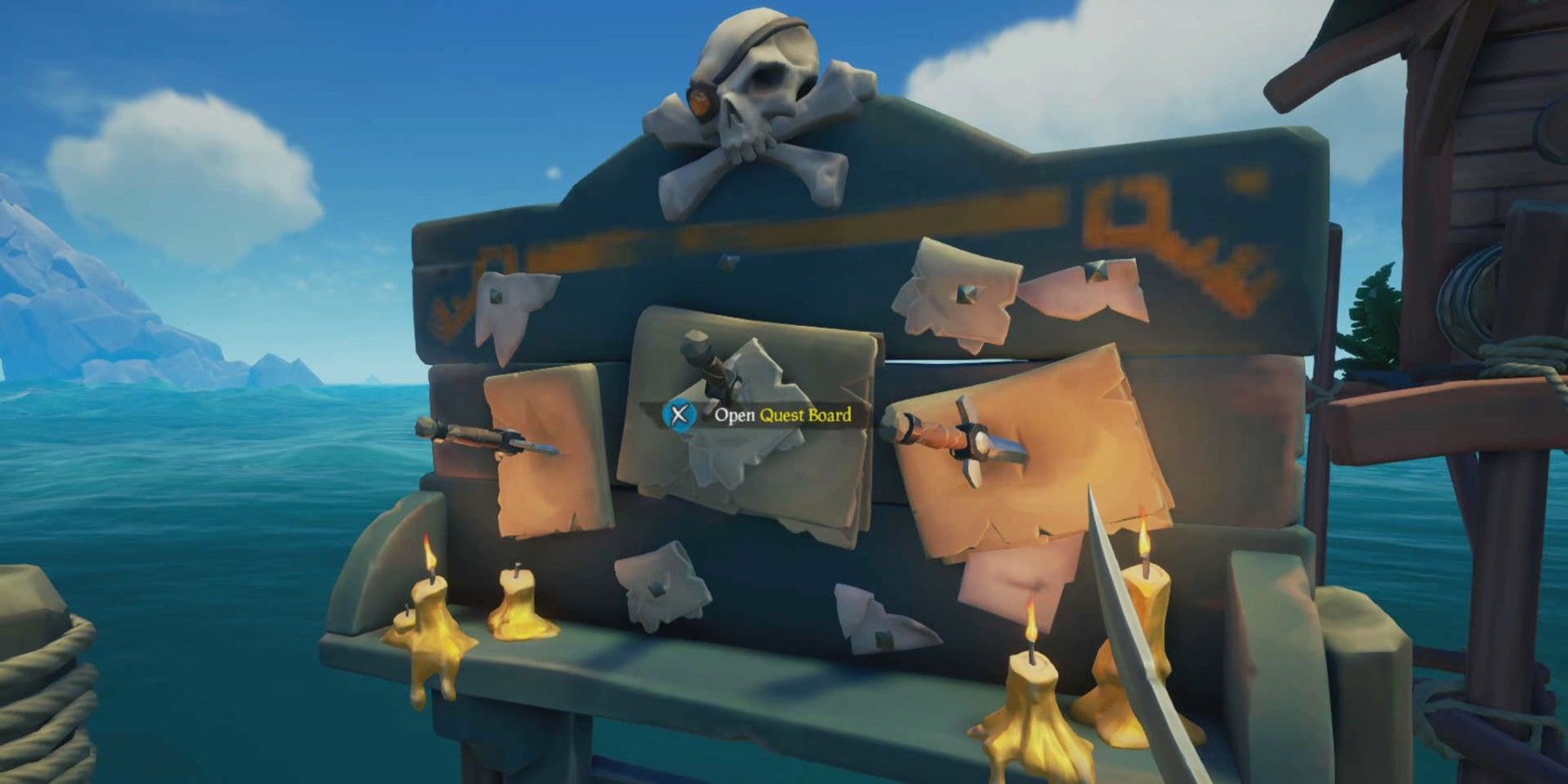 sea of thieves quest board