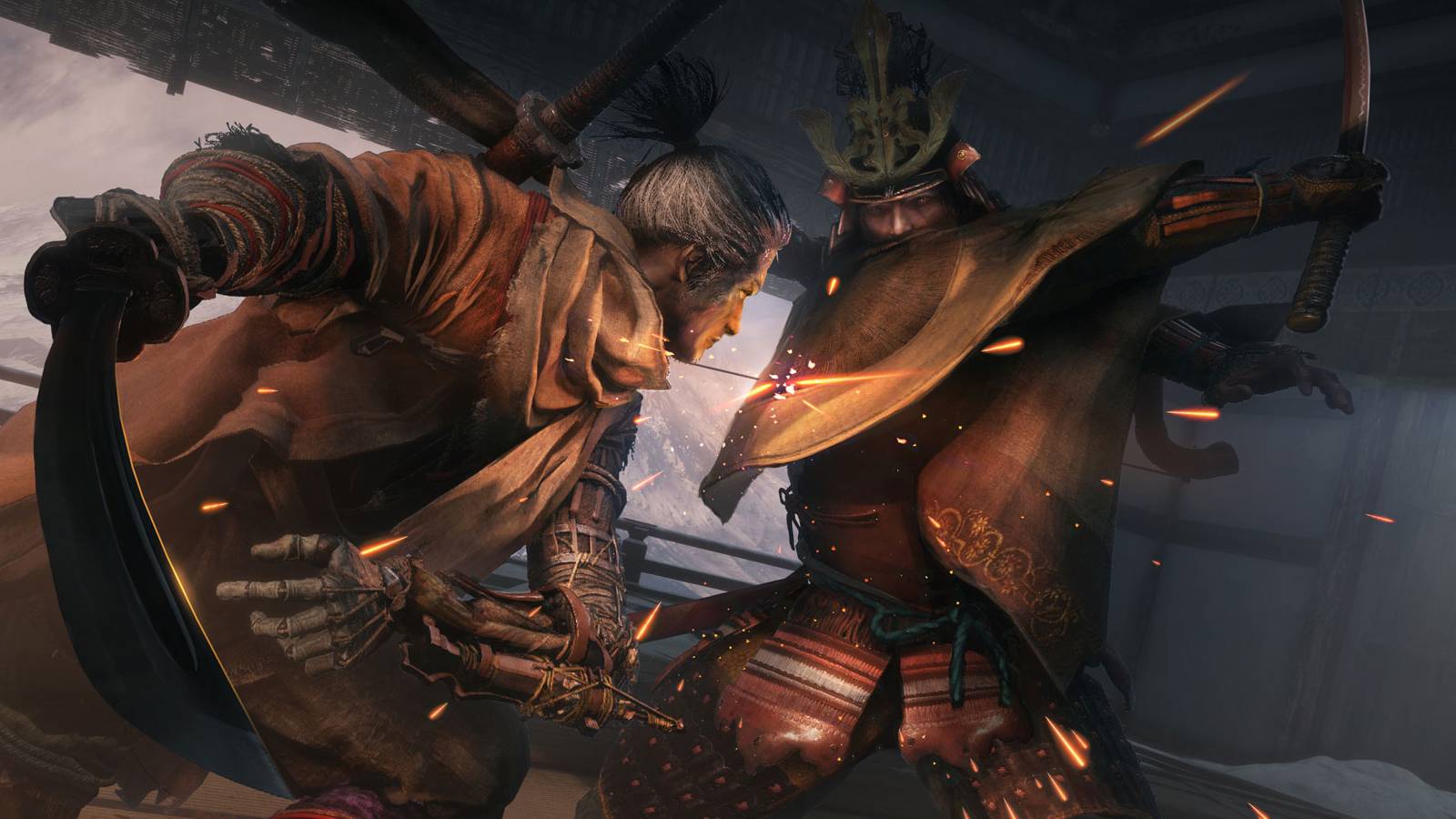 sekiro wolf genichiro ashina sword fight