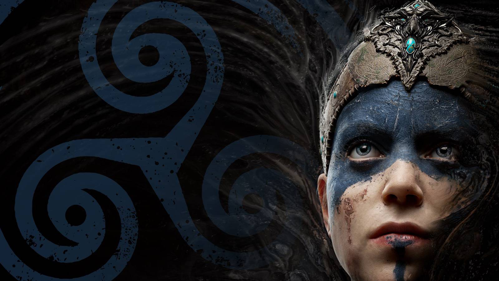Senua from Hellblade: Senua's Sacrifice.