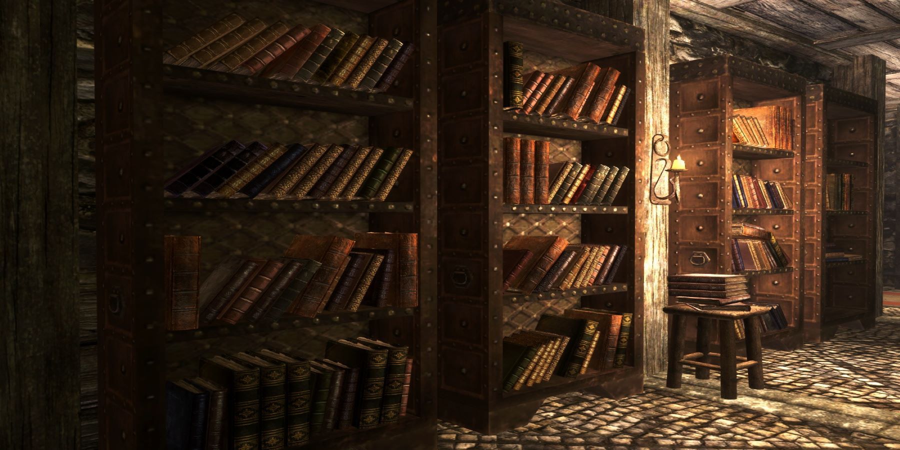Skyrim Video Shows What Happens When Players Dump a Ton of Books in the Same Spot