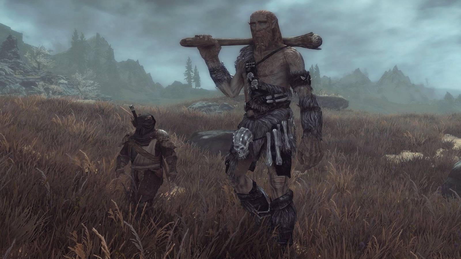 skyrim giant club mod