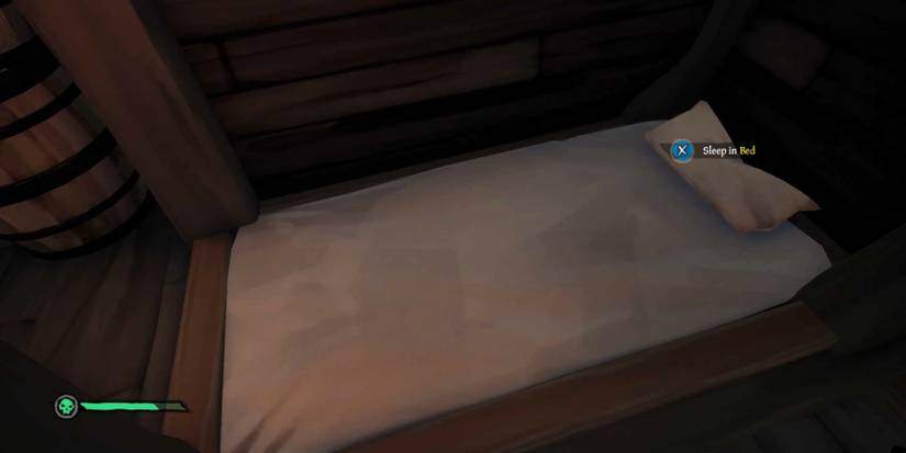 sleeping in sea of thieves