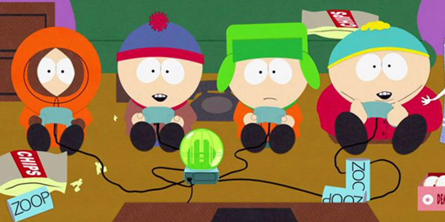 south park playing video games