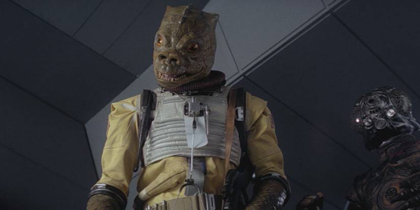 An image of Bossk from Star Wars. 