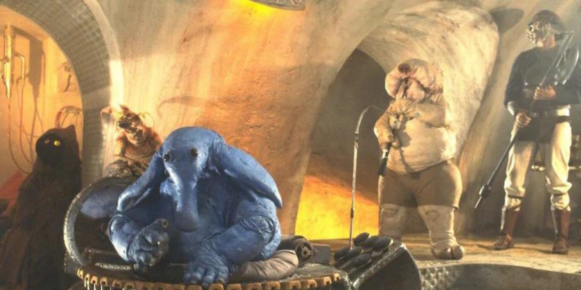 Image of the Max Rebo band from Star Wars. 