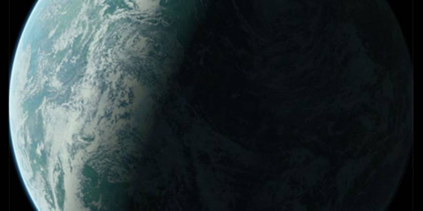 The planet Naboo from Star Wars.