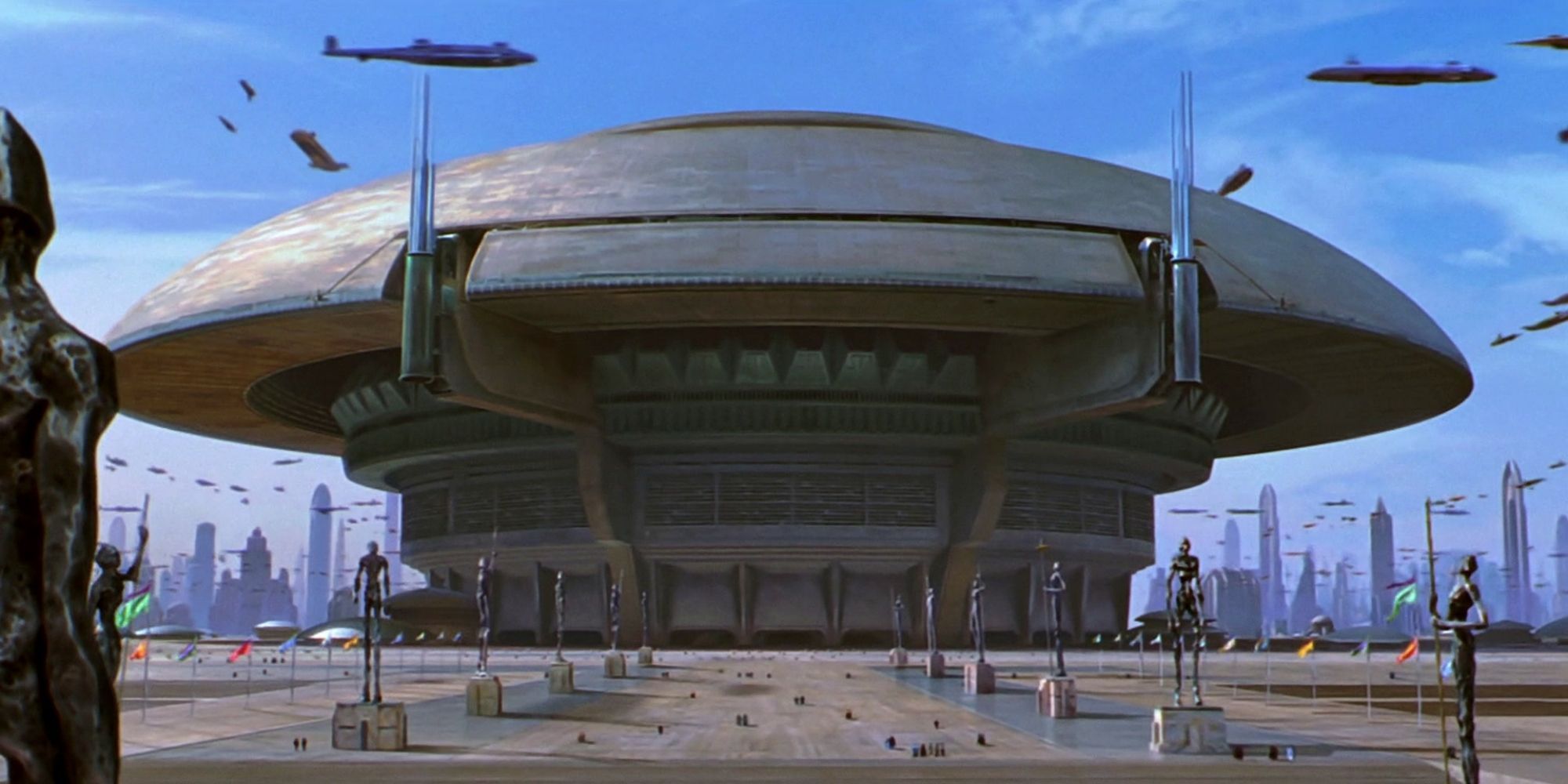 A main building of the Galactic Republic from Star Wars.