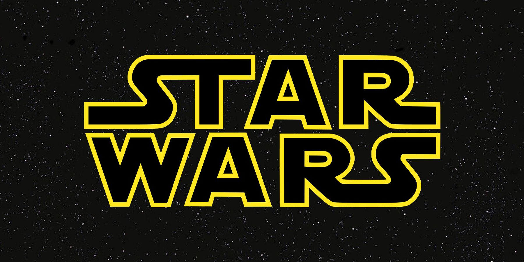 The Star Wars text logo with stars.