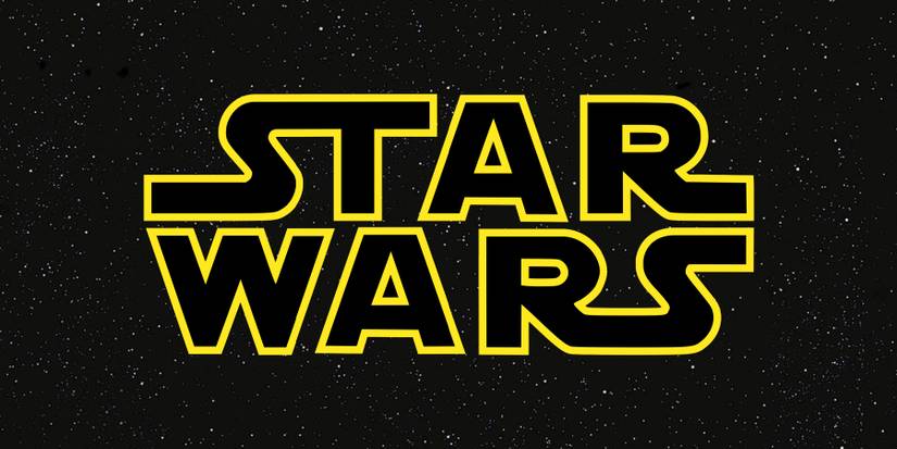 The Star Wars text logo with stars.