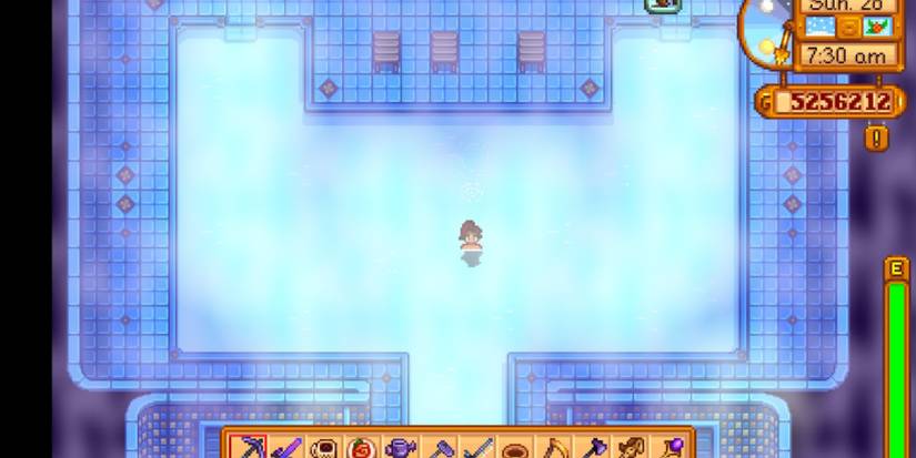 stardew valley inside the spa