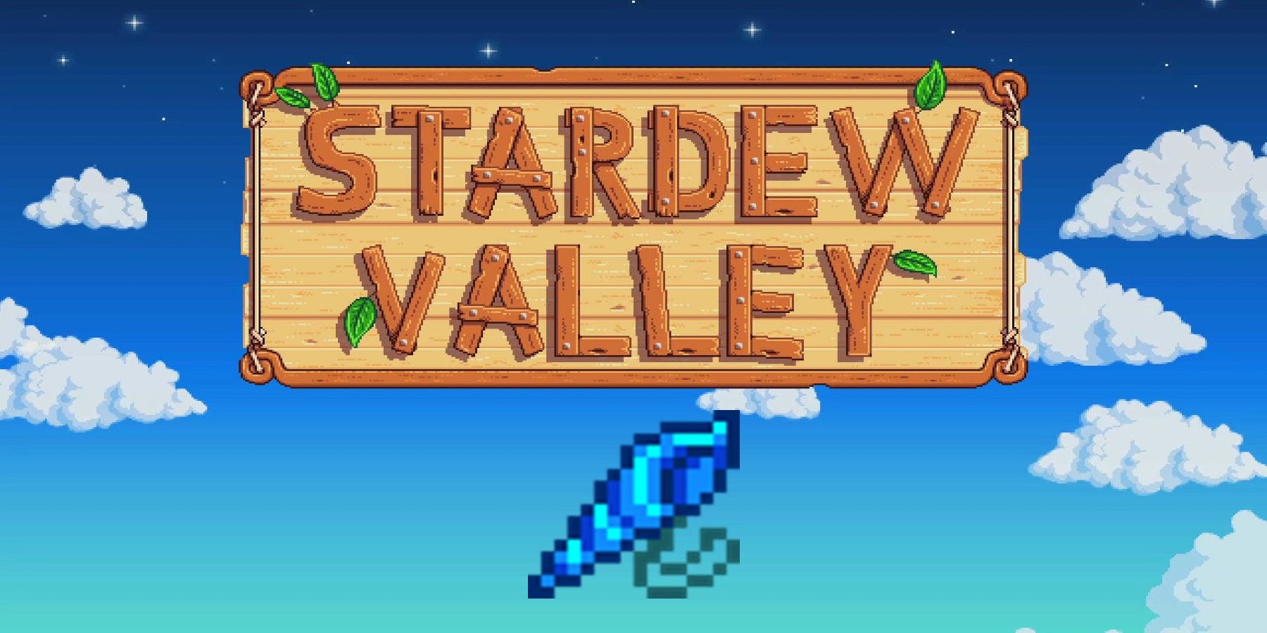 stardew valley logo and mermaid pendant