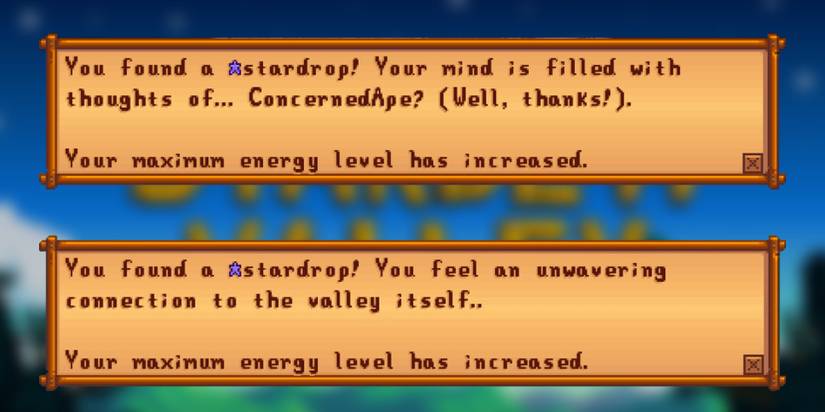 Secret texts from entering special "favorite things"