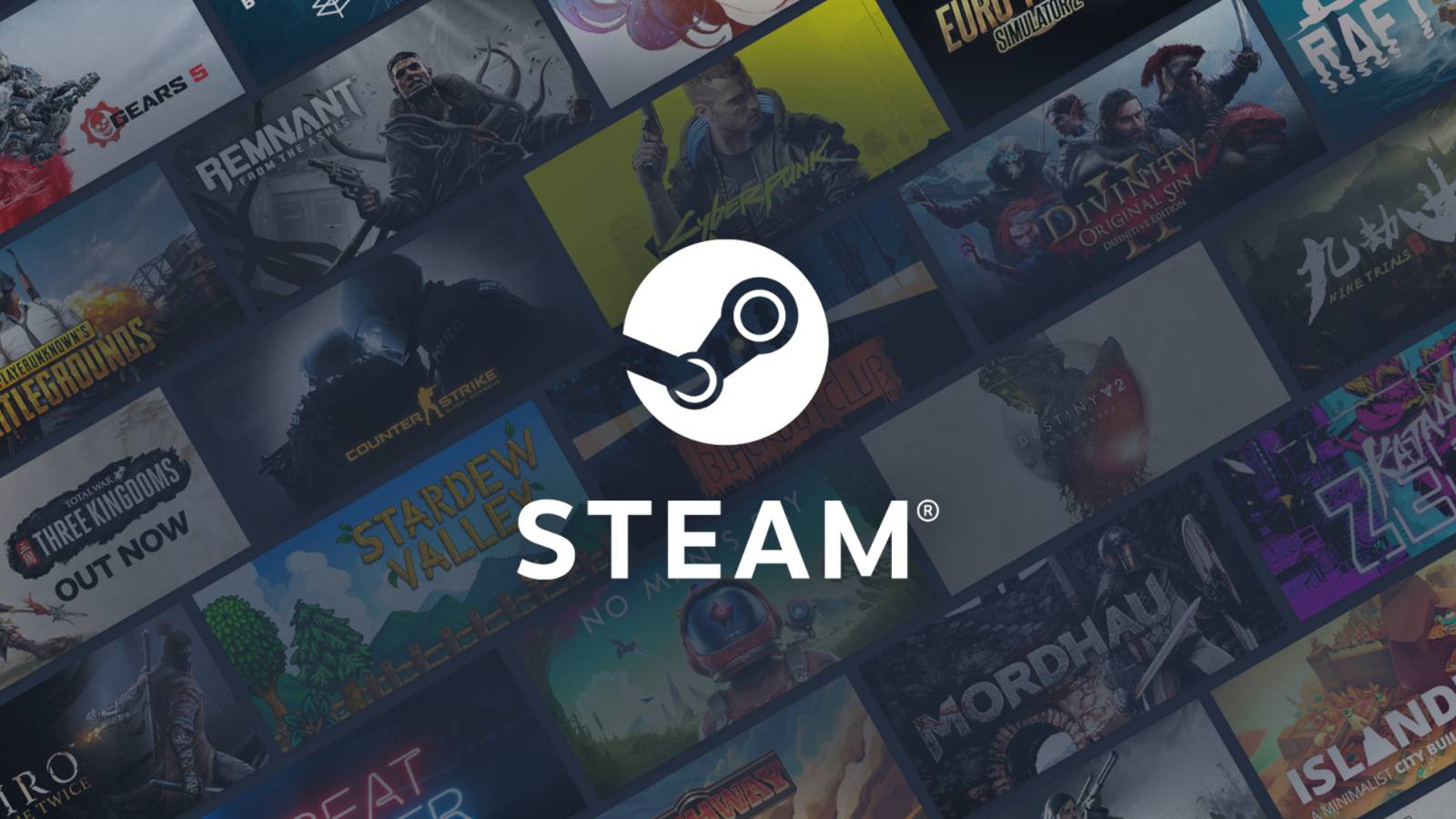 steam logo and games